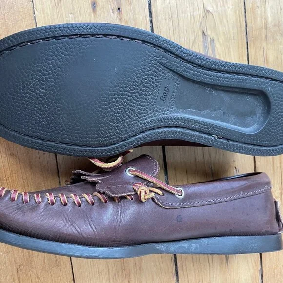 Mark McNairy & Bass Collab Kilty Boat Shoes, Men's Size 10 - Picture 7 of 9